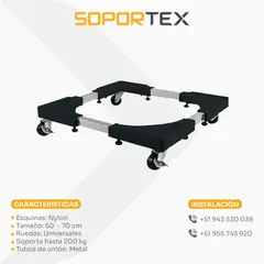 SOPORTEX - Base para Lavadora Electrodomésticos y Muebles SMS-02M