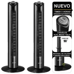 IMACO - PACK de 2 Ventilador de torre tf2905 50 watts