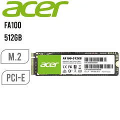 ACER - Disco Duro Solido SSD FA100 512GB M2 NVMe PCIe Gen3