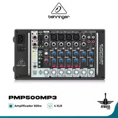 BEHRINGER - PMP500MP3 CONSOLA COMPACTA AMPLIFICADA DE 500W