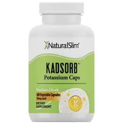 NATURALSLIM - Kadsorb Citrato de potasio natural 400 cápsulas