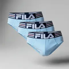 FILA - Pack x3 Trusa Hombre Celeste