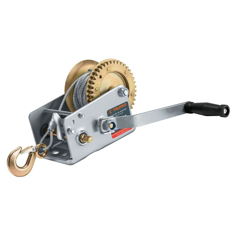 Tecle Templadora ratchet 1100 kg con cable,