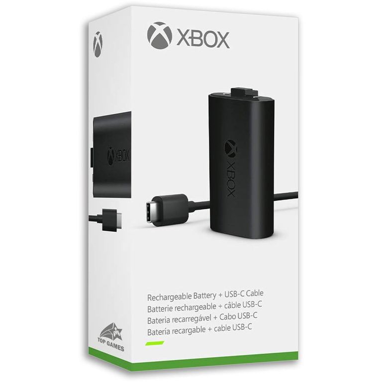 Batería recargable + cable usb-c de xbox series x-s