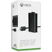 MICROSOFT - Kit carga y juega de xbox series x s + cable usb-c