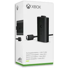 Kit carga y juega de xbox series x s + cable usb-c