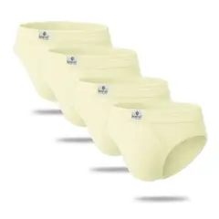 BOSTON - Pack x4 Trusas Recubierto Bikini Crema