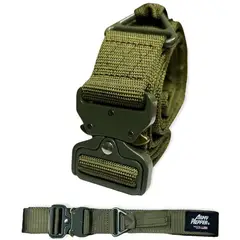 ARMY PREPPER - Cinturón correa liberación rápida verde multiproposito