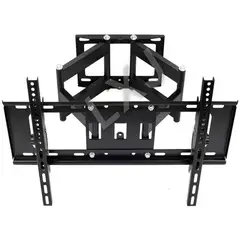 GENERICO - Rack tv soporte móvil plegable de 3 giros(doble brazo)40" - 80" -negro