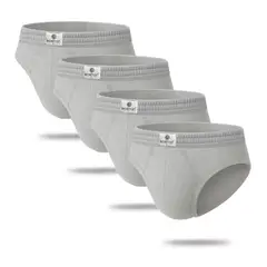 BOSTON - Pack x4 Trusas Recubierto Bikini Plomo