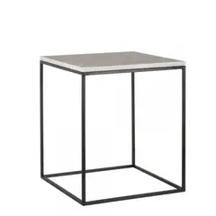 DECOR MESAS - Mesa Lateral Cubo - Mármol