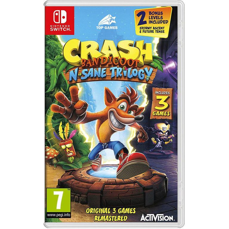 Juego crash bandicoot nsane trilogy switch