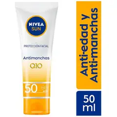 NIVEA - Sun face antimanchas antiedad q10 50ml
