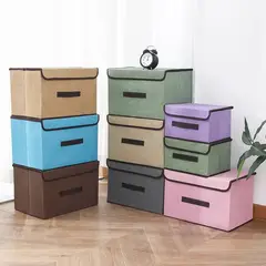 OEM - Organizador de almacenamiento plegable a prueba de polvo color Marron