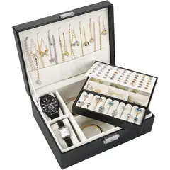 GENERICO - Organizador de Joyas con Bandeja Extraíble