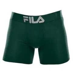 FILA - Bóxer Pretina Ancha Verde Oscuro