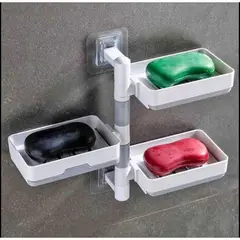 GENERICO - Jabonera de 3 pisos de colores