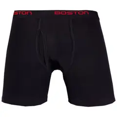 BOSTON - Bóxer Largo Elástico Visible Azul Marino