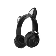 GENERICO - Audífonos Inalambricos Bluetooth Oreja de Gato - Negro