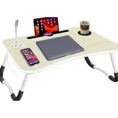 GENERICO - Mesa plegable para laptop con 4 puertos usb + ventilador CALIDAD