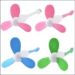 GENERICO - Portable usb ventilador fan fucsia