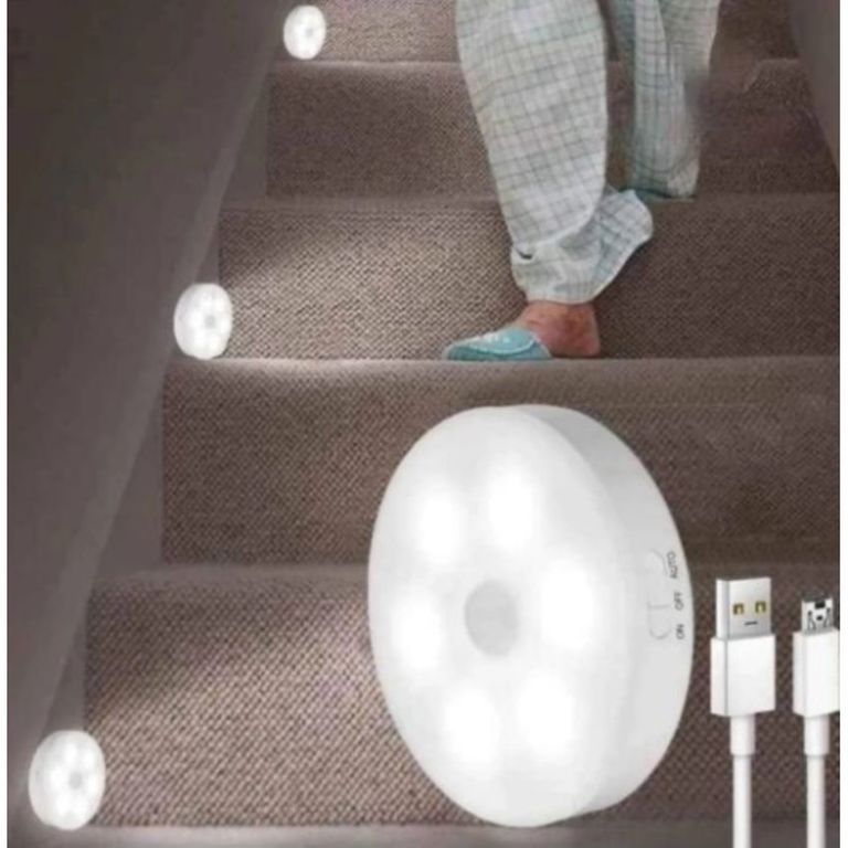 Lampara recargable led con sensor de movimiento