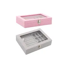 GENERICO - Joyero de 20x15x45 con pantalla transparente