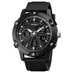 SKMEI - Reloj Navy 1757 Maquinaria Dual Multifunción Sport - Negro