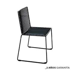 ZIYAZ - Silla De Comedor Metal 500 Grados C/ Cojín