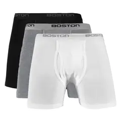 BOSTON - Pack X3 Bóxer Largo Multicolor 1