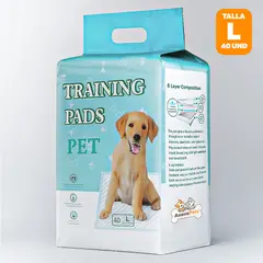 GENERICO - Pañales de Piso Absorbentes Desechables para Perros Talla L