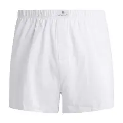 BOSTON - Short De Algodón Recubierto Blanco