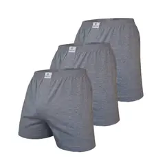 BOSTON - Pack x3 Short Plomo