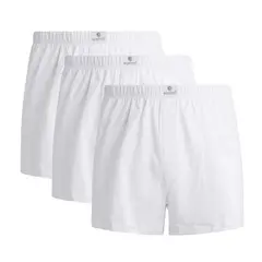 BOSTON - Pack x3 Short Blanco