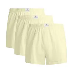 BOSTON - Pack x3 Short Crema