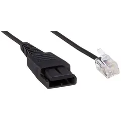 JABRA - Cable GN1216 QD Macho A RJ9 Macho Audífonos Avaya - 88001-03