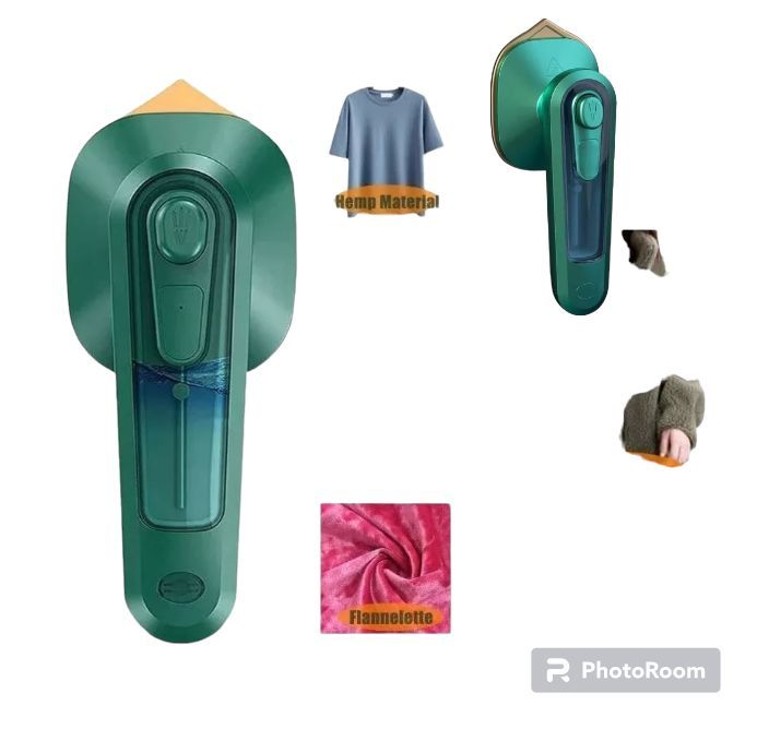 MINI PLANCHA DE VAPOR PORTATIL COLOR VERDE