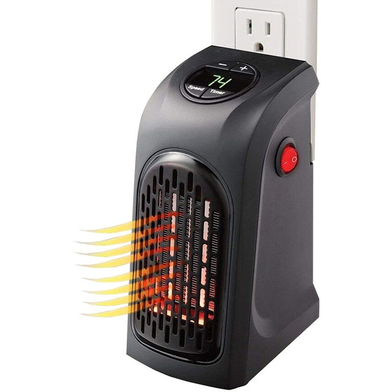 Calefactor Portatil Regulable 400W con Temporizador y Control