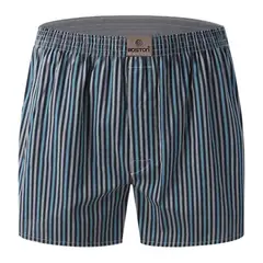 BOSTON - Bóxer de Tela Plana con Diseño a Rayas