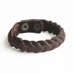 MANYA - Pulsera De Hombre De Biocuero Con Broche -