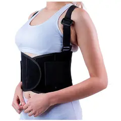 ARGYM - Faja Laboral Con Tirantes para Peso Columna Espalda Talla L