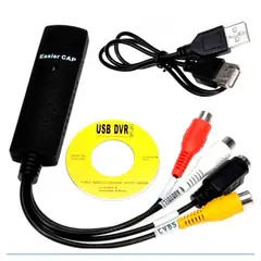 GENERICO - Capturadora De Video Y Audio Usb 2.0 Convierte Easycap Vhs Captura