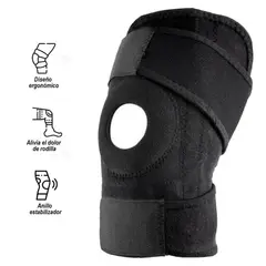 HOLGU - Rodillera Ortopédica Afelpado Velcro Talla Standar