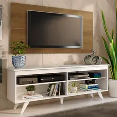 MADESA - Centro de Entretenimiento para TV Udine Mesa y Panel Hasta 55 Pulgadas