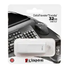 KINGSTON - Memoria Usb 32 Gb Exodia Blanco 3.2
