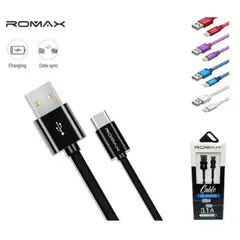 ROMAX - Cable de datos tipo c - carga rapida usb a usb