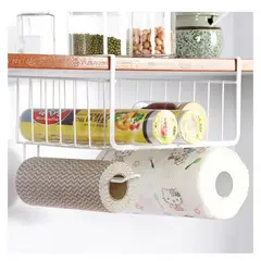 GENERICO - Organizador cesta multiuso de cocina closet alacena porta papel toalla