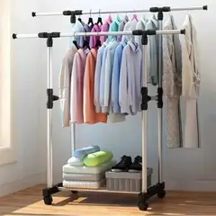 GENERICO - Perchero colgador exhibidor ropa portatil desarmable