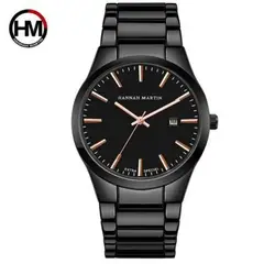 HANNAH MARTIN - Reloj Acero Negro HAN-17_.