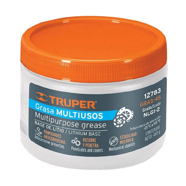 Grasa lubricante multiuso de litio 450g